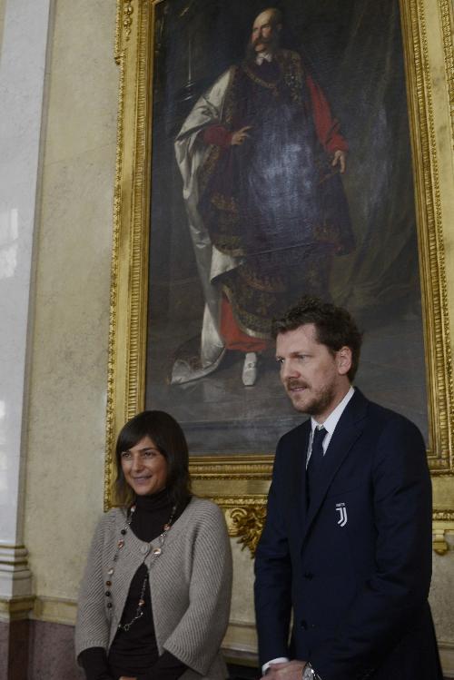 Debora Serracchiani (Presidente Regione Friuli Venezia Giulia) incontra Maurizio Lombardo (Segretario Generale Juventus) - Trieste 23/10/2017 